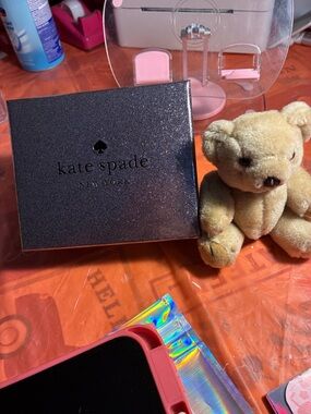 NIB & NWT Kate Spade Kenzie glitter small card holder in color Candied UHO!
